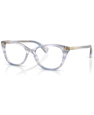 Ralph By Ralph Lauren Women's Pillow Eyeglasses, RA714653-o - Blue