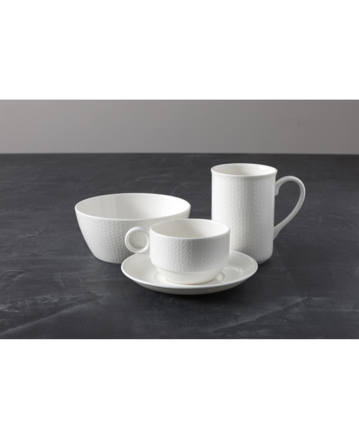 Fortessa Cloud Terre No. 2 Stoneware Espresso Cups - Set of 4