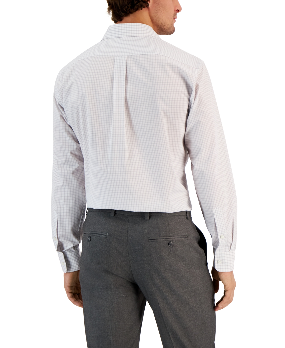 Club Room Men's Regular Fit Check Dress Shirt, Created for Macy's