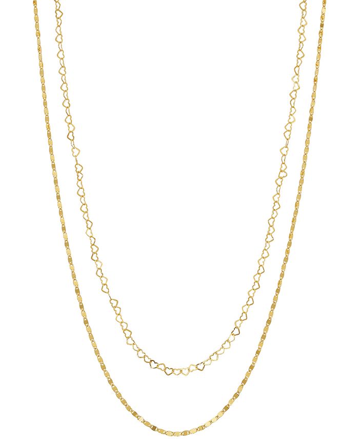 Macy's 18k cheap gold necklace
