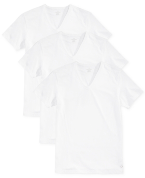 image of Calvin Klein Men-s Slim-Fit V-Neck 3-pack