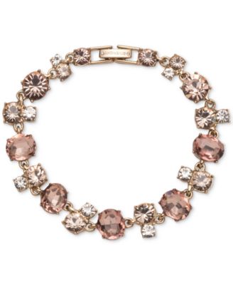 Givenchy - Gold-Tone Mixed Crystal All-Around Flex Bracelet