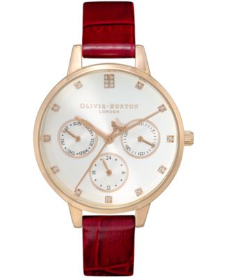 Olivia burton big dial rose gold watch best sale