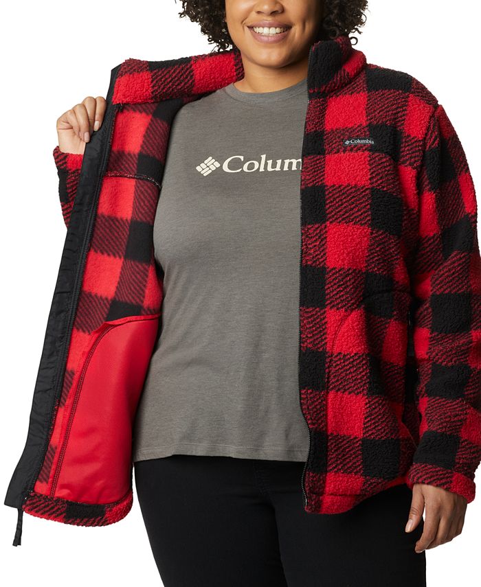 Columbia West Bend Plus Size Sherpa Jacket - Macy's