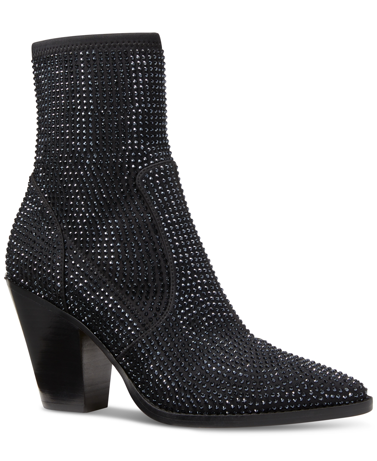 Michael Kors Michael Women s Dover Embellished Pointed toe Dress Booties In Black Stones ModeSens