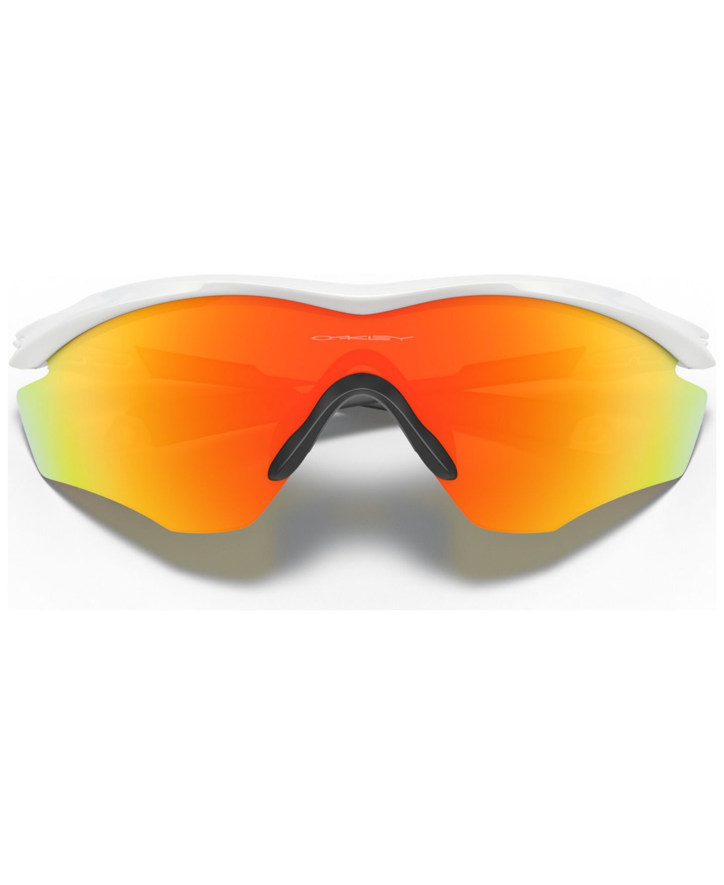 Женские солнцезащитные очки Oakley OO9343 M2 Frame XL, цвет: Белый блестящий / Оранжевый — фото 5
