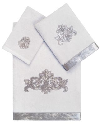 Turkish Cotton May Embellished 3-Pc. Bath Towel Set