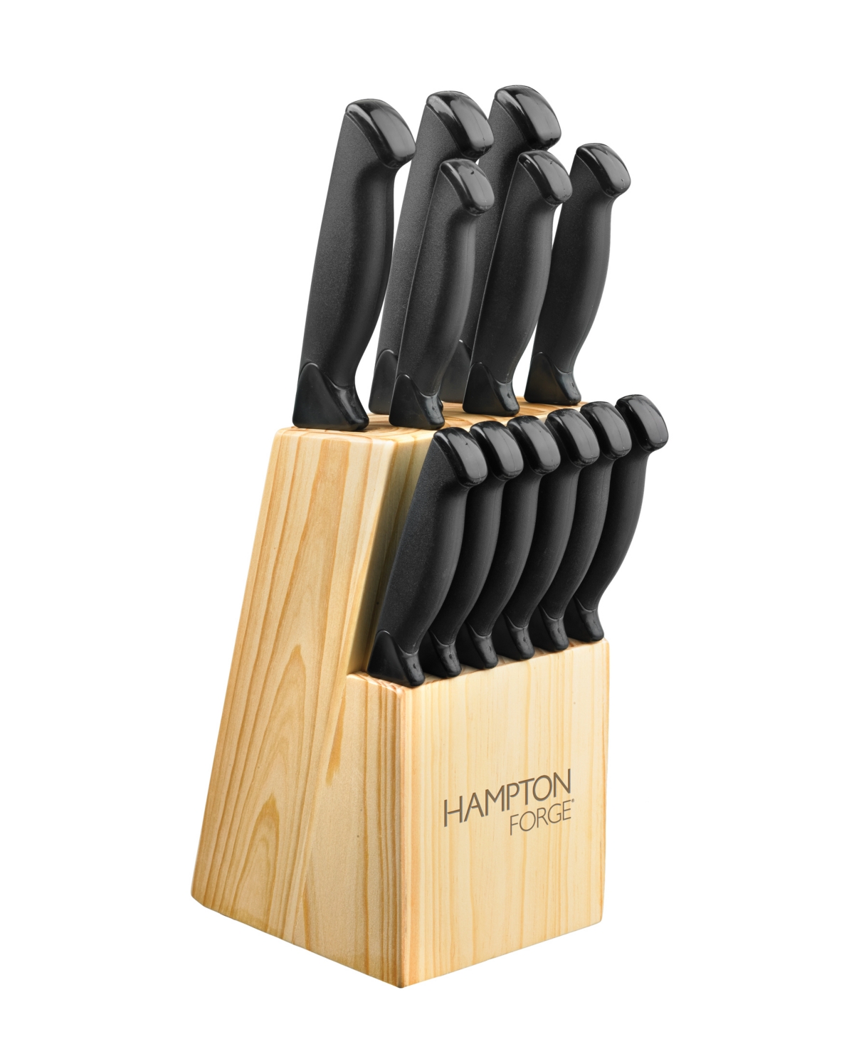 Hampton Forge 20 Piece Emmet Cutlery Block Set In Black