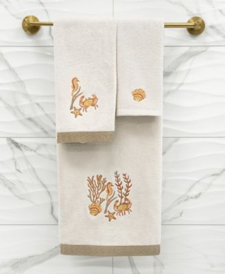 Turkish Cotton Aaron Embellished 3-Pc. Bath Towel Set