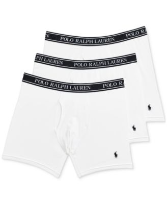 Polo Ralph Lauren - Men's Big & Tall Stretch Classic Boxer Briefs, 3-Pack