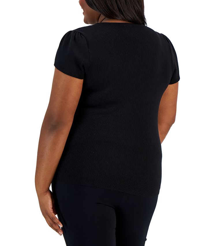 Keeley Ribbed Top - SIZE LARGE