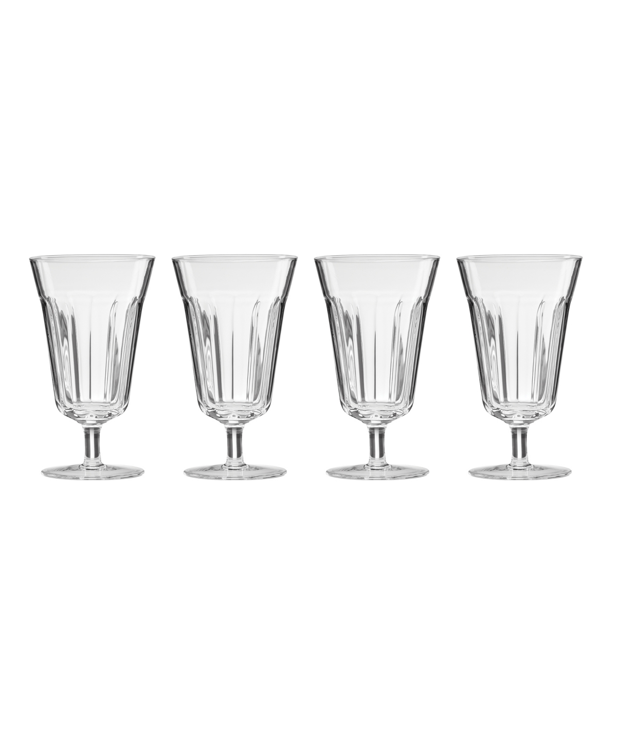 Shop Lenox French Perle Tall Stem Glasses Set, 4 Piece In Clear
