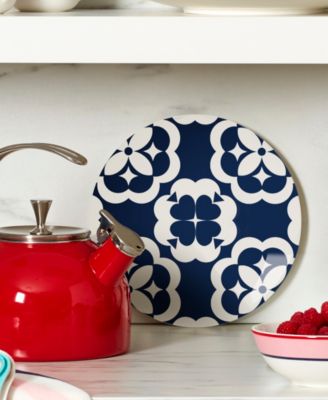 Elegant Geo Accent Plates, Set of 4