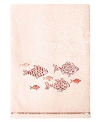 Turkish Cotton Figi Embellished 3-Pc. Bath Towel Set