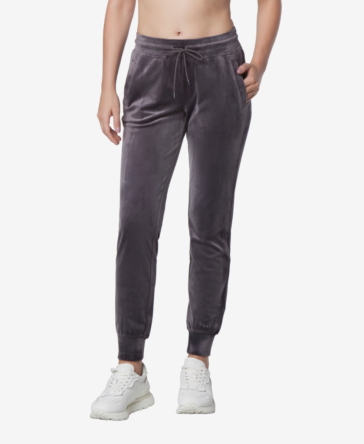 Andrew Marc Sport Women's Full Length Velvet Joggers