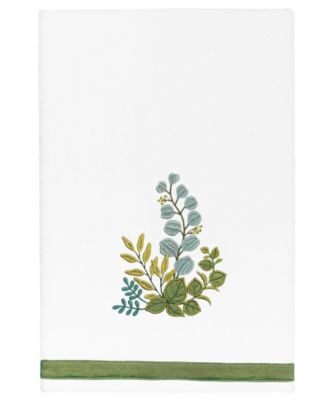 Turkish Cotton Botanica Embellished 2-Pc. Bath Towel Set
