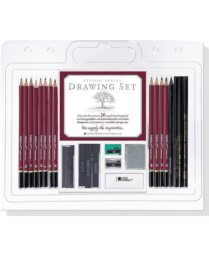 Barnes & Noble Studio Series Drawing Set 26 Pieces by Peter Pauper