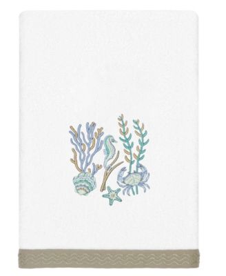 Turkish Cotton Aaron Embellished 4-Pc. Bath Towel Set