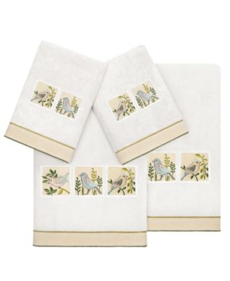 Turkish Cotton Belinda Embellished 4-Pc. Bath Towel Set