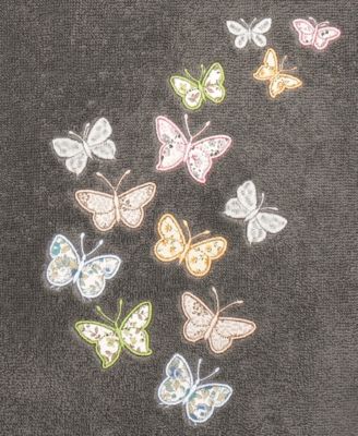 Turkish Cotton Mariposa Embellished 4-Pc. Bath Towel Set