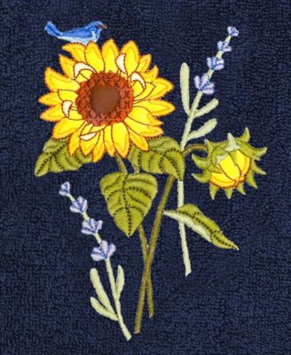 Turkish Cotton Girasol Embellished 4-Pc. Bath Towel Set