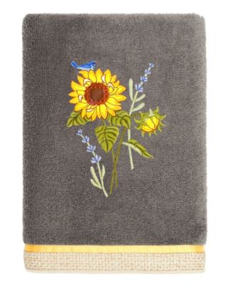 Turkish Cotton Girasol Embellished 4-Pc. Bath Towel Set