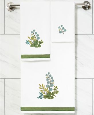 Turkish Cotton Botanica Embellished 4-Pc. Bath Towel Set