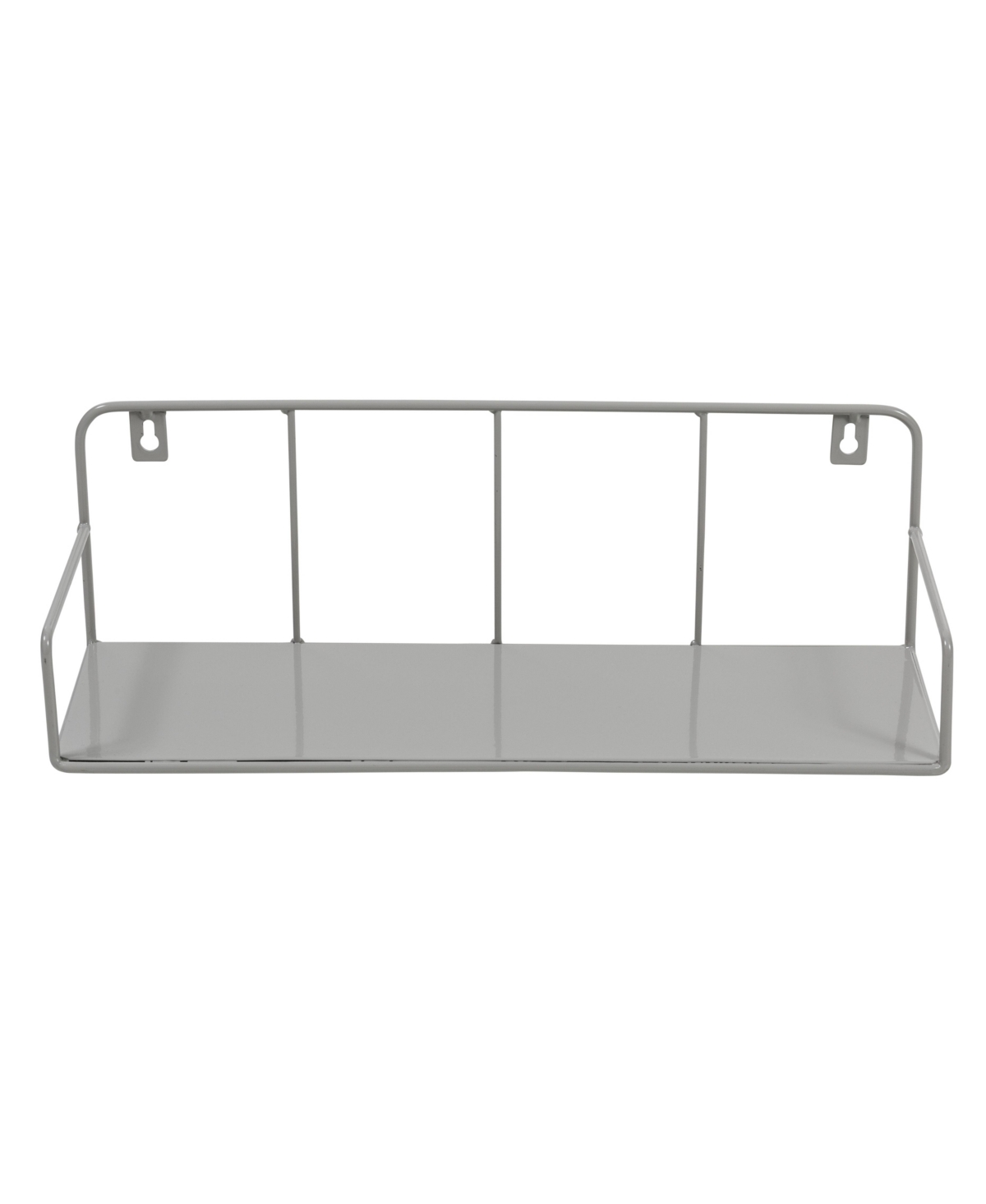 Shop Honey Can Do Small Metal Floating Wall Shelf In Gray