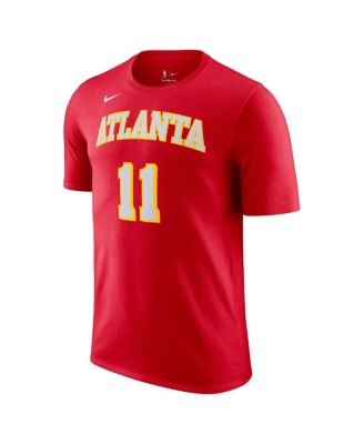 Men's Trae Young Red Atlanta Hawks Icon 2022/23 Name and Number T-shirt