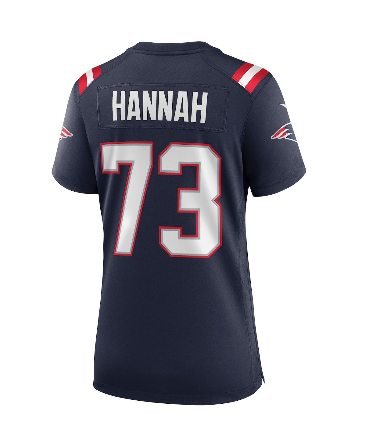 Women's Nike John HannahNew England Patriots Game Retired Player Jersey - Navy