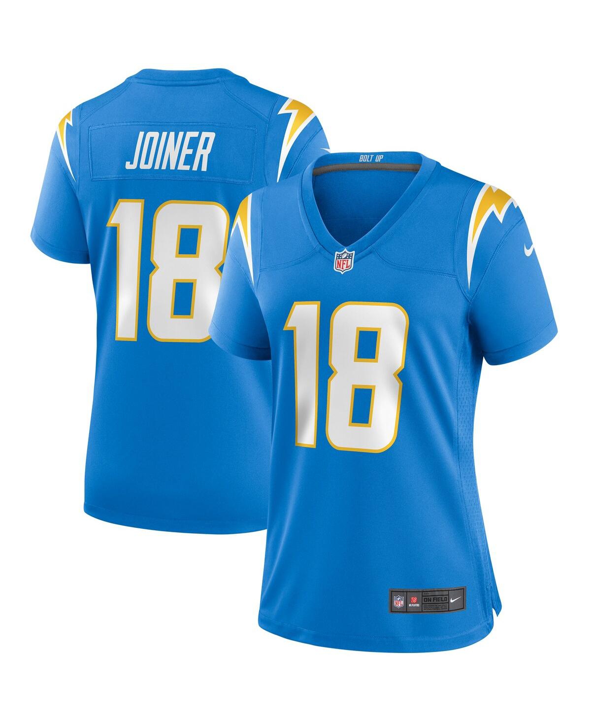 Women's Nike Charlie JoinerLos Angeles Chargers Game Retired Player Jersey - Powder Blue