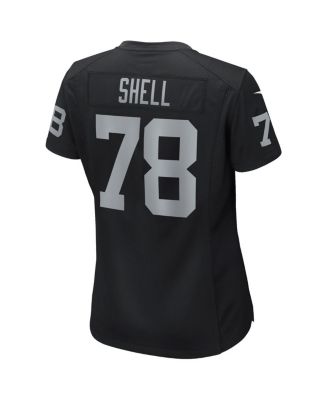 Women's Art Shell Black Las Vegas Raiders Game Retired Player Jersey