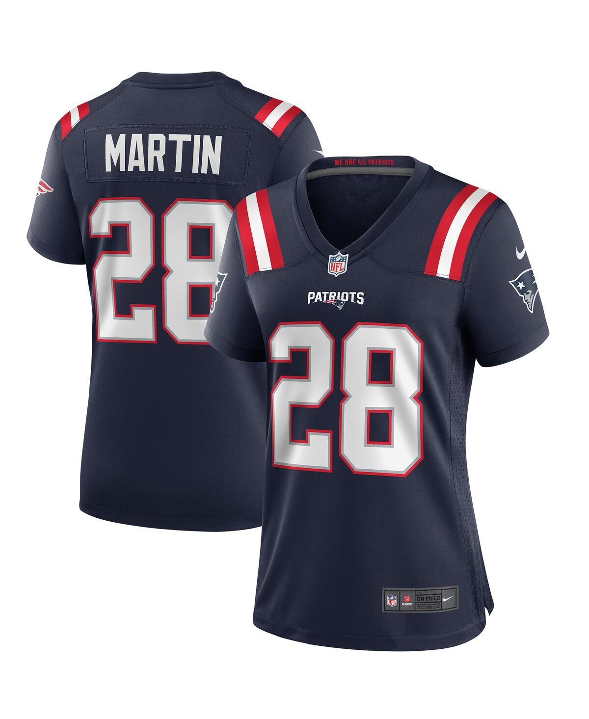 Women's Nike Curtis MartNew England Patriots Game Retired Player Jersey - Navy