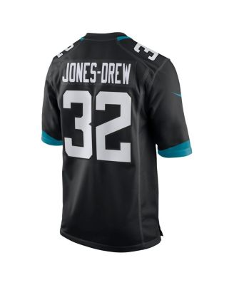 Men's Maurice Jones-Drew Black Jacksonville Jaguars Game Retired Player Jersey
