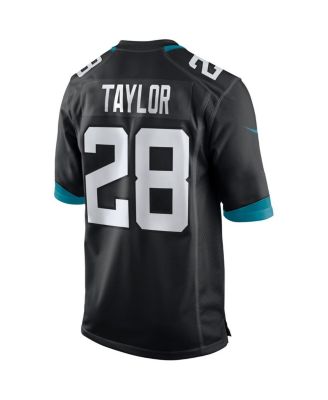 Men's Fred Taylor Black Jacksonville Jaguars Game Retired Player Jersey