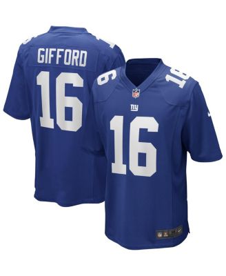 Men's Frank Gifford Royal New York Giants Game Retired Player Jersey