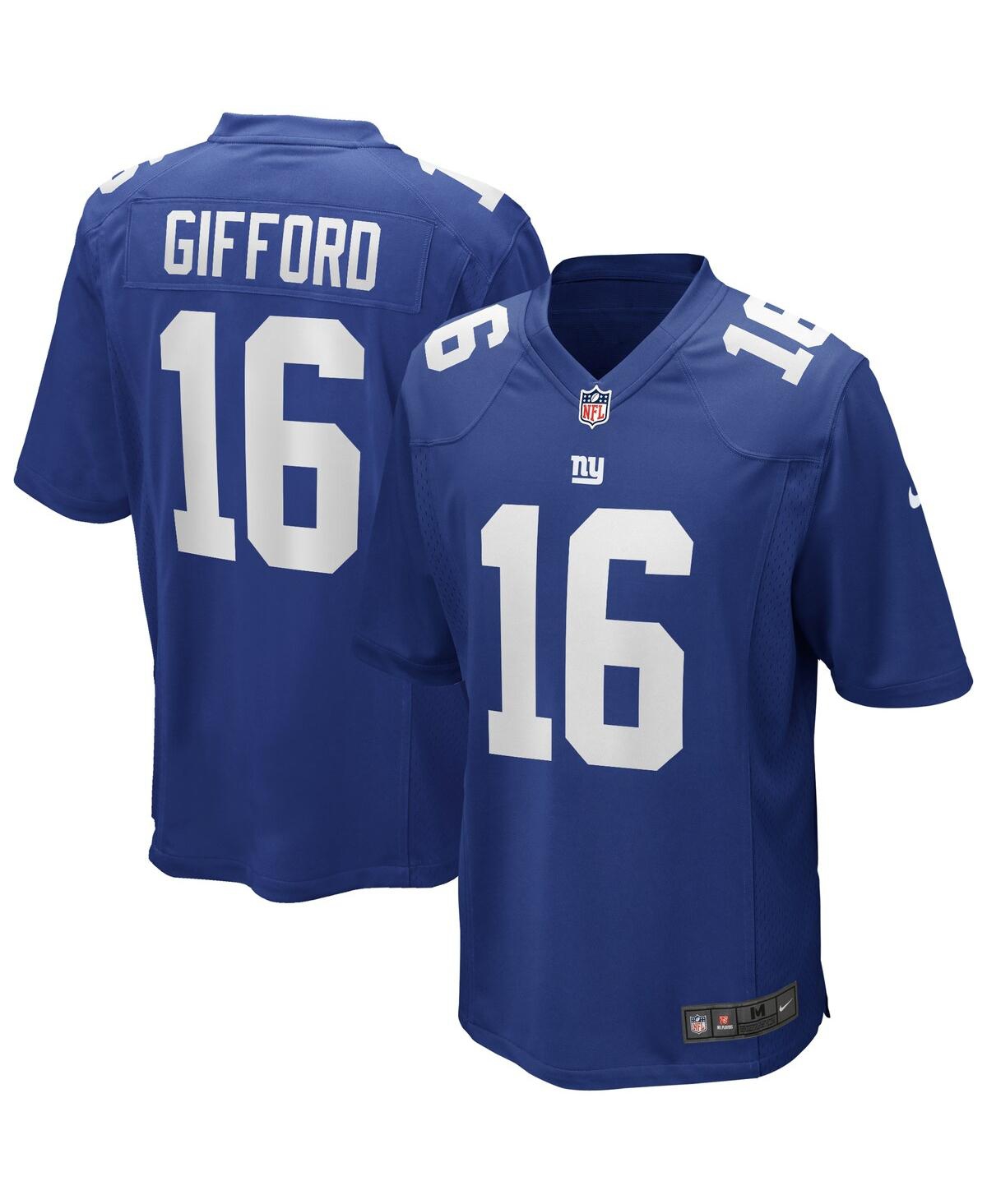 Men's Nike Frank GiffordNew York Giants Game Retired Player Jersey - Royal