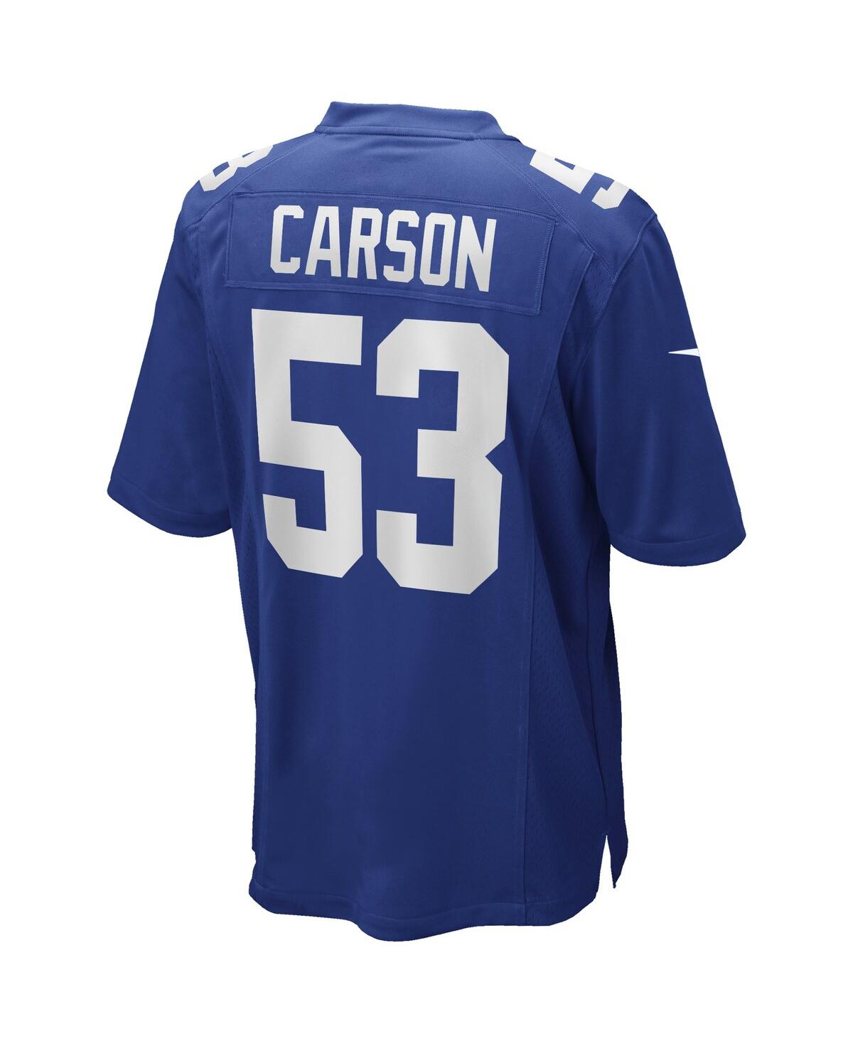 Men's Nike Harry CarsonNew York Giants Game Retired Player Jersey - Royal