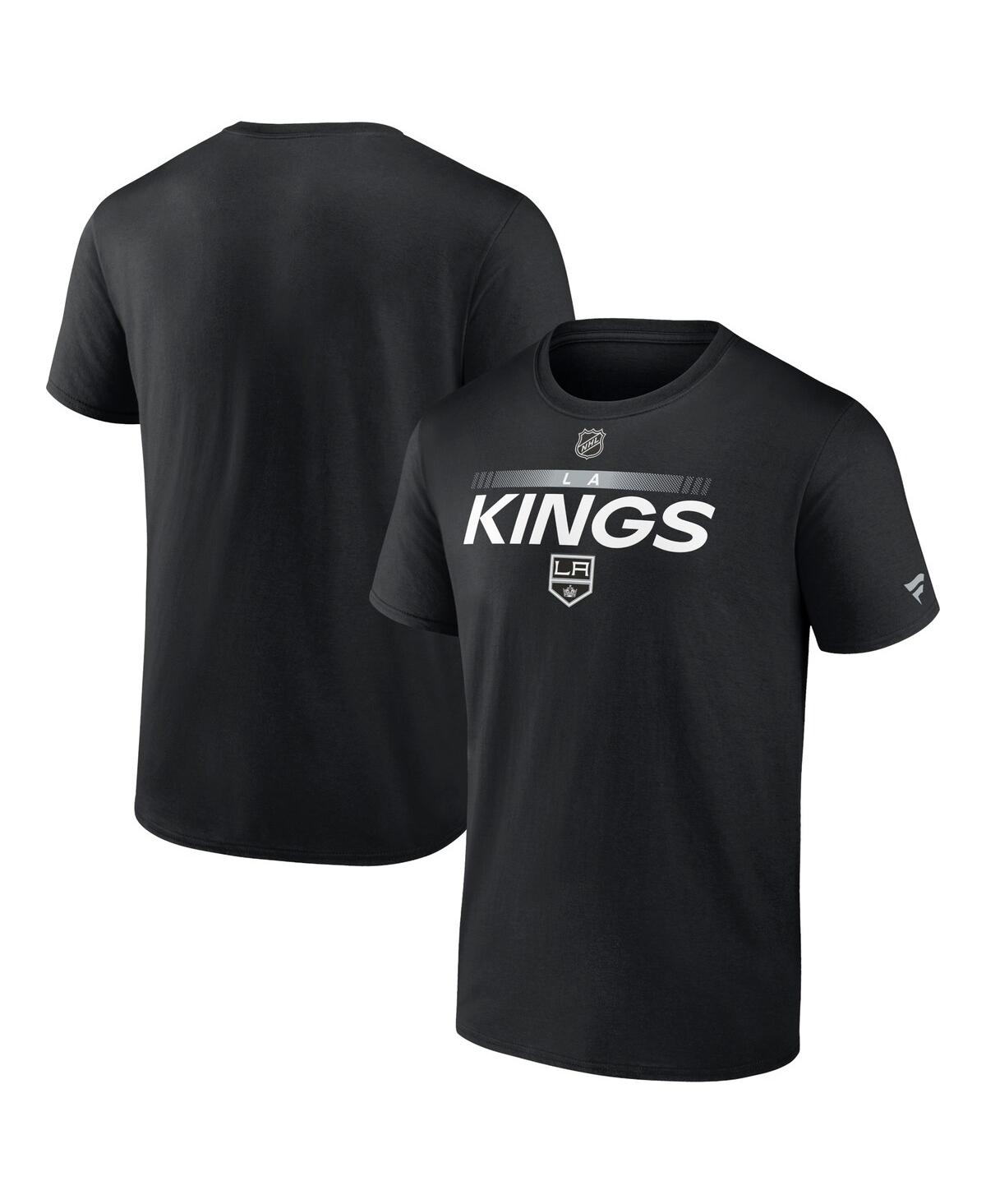 Shop Fanatics Men's  Black Los Angeles Kings Authentic Pro Team Core Collection Prime T-shirt