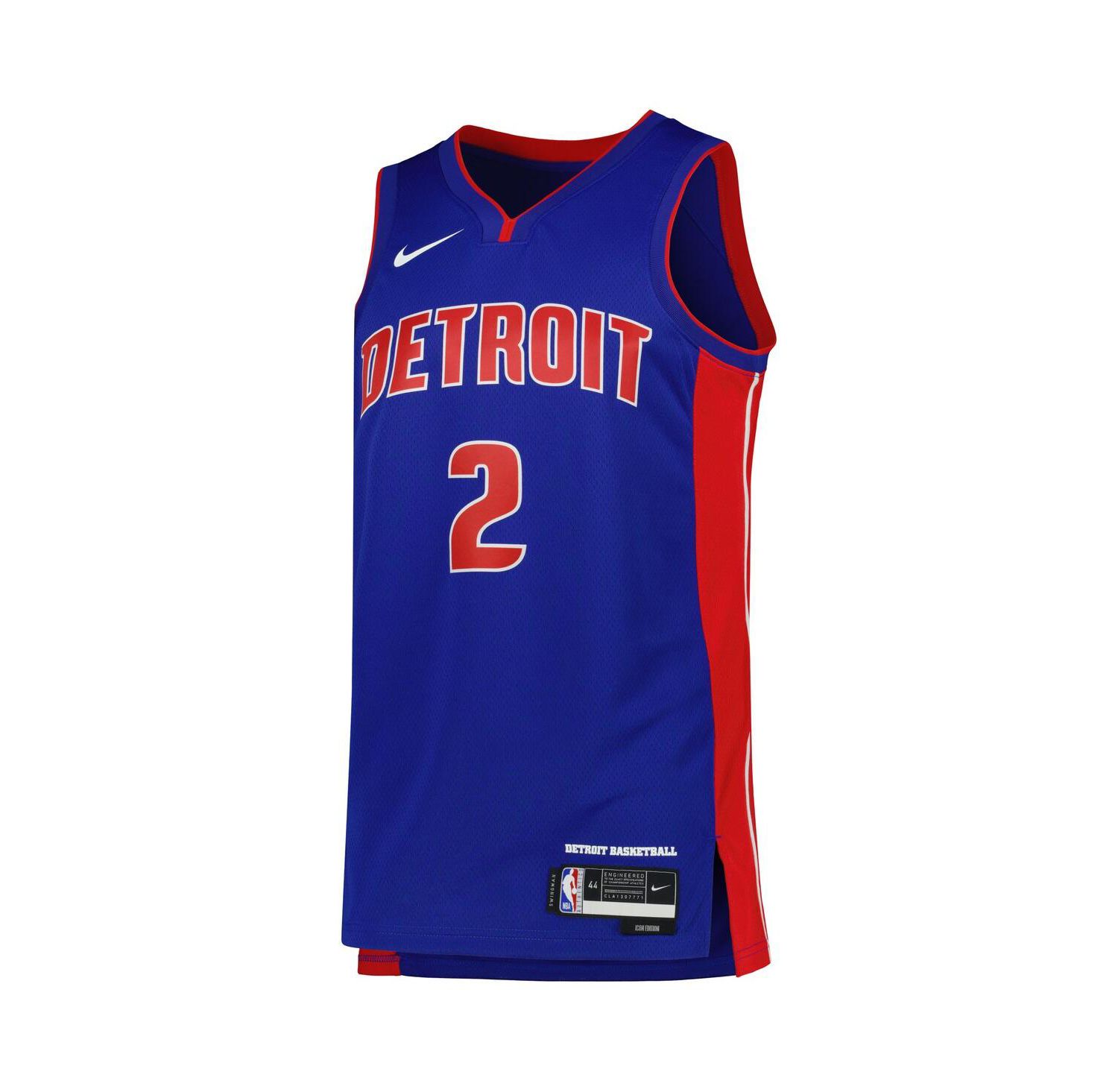 Men's and Women's Cade Cunningham Blue Detroit Pistons Swingman Jersey - Icon Edition