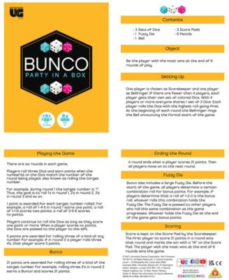 Bunco Party in a Box Set, 14 Piece