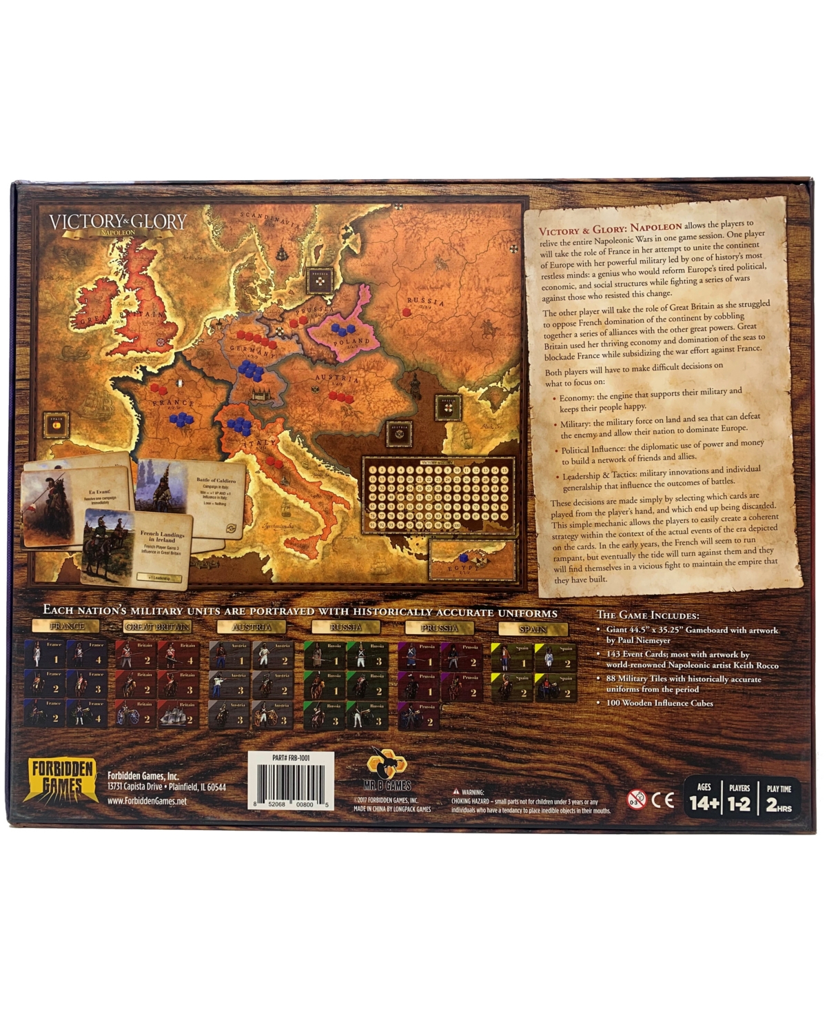 Forbidden Games Victory Glory Napoleon Set, 333 Piece In Multi Color