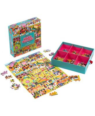 Food Trucks Jigsaw Puzzle Set, 502 Pieces