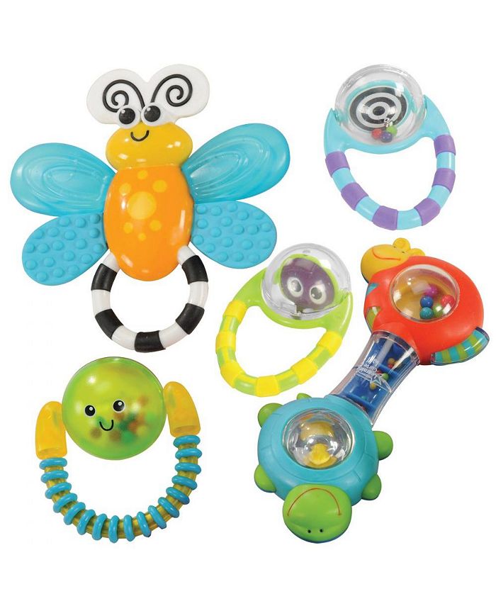 Kaplan Early Learning Grasp Explore Rattle Set Set of 5 Macy's