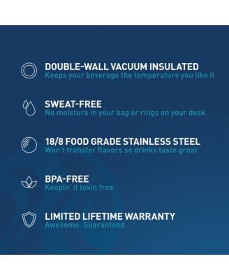 Actives 24oz Insulated Stainless Steel Water Bottle with Insulated Spout Lid