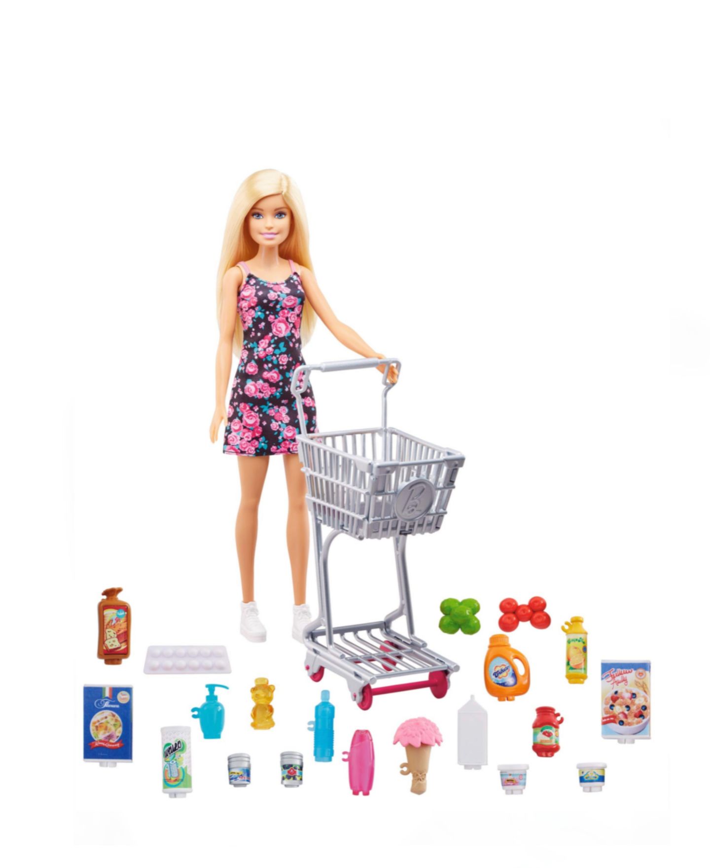 Детский игровой набор Barbie Supermarket Shopping Doll Playset with Accessories Shopping Cart — фото 2