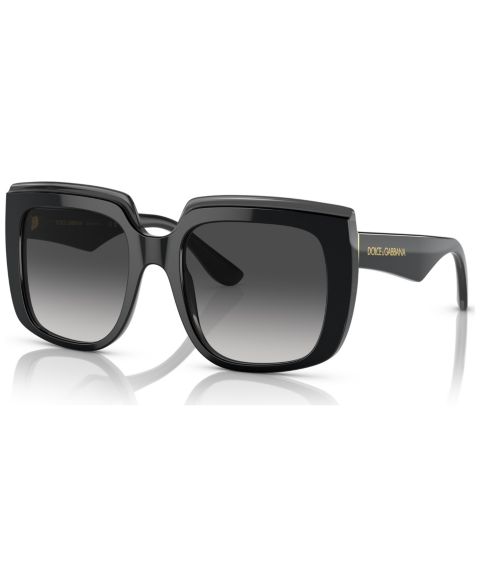 Женские солнцезащитные очки Dolce&Gabbana Sunglasses, DG4414, цвет: Чёрный прозрачный чёрный
