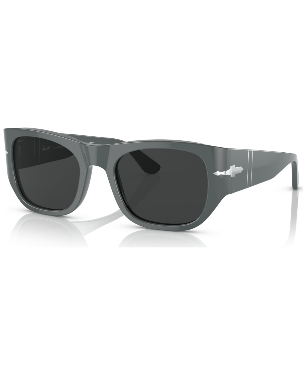 Shop Persol Unisex Polarized Sunglasses, 0po3308s11734854w In Gray