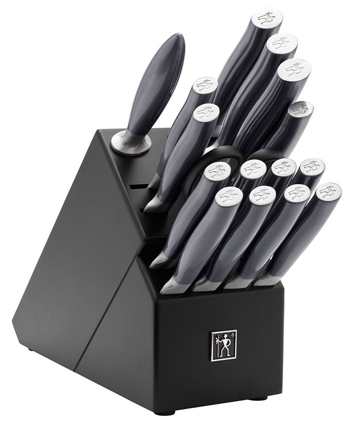 J.A. Henckels Graphite 17 Piece Knife Block Set Macy's