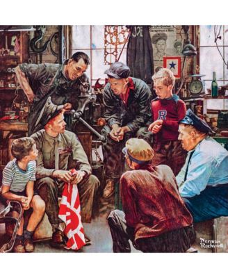 The Saturday Evening Post - Homecoming Marine- 1000 Piece Puzzle